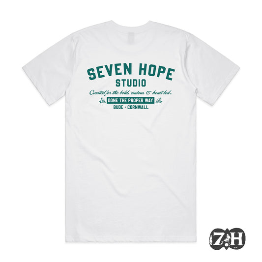 7HS Staple Tee - White